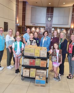 Girl Scouts, cookie donation, SBL