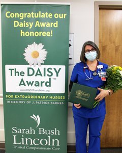 daisy, nursing, award, koester
