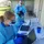COVID-19 drive-though testing site