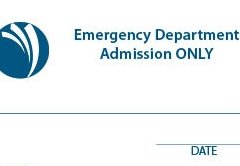 SBL, Emergency Department, name sticker