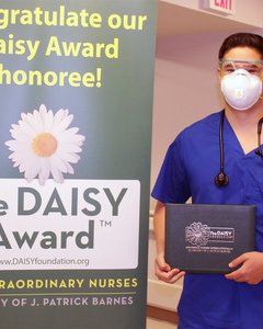 Lucas Giron, RN, Daisy Award Recipient
